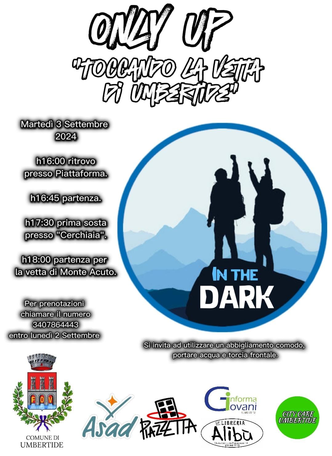 In the dark - Only Up "Toccando la vetta di Umbertide"