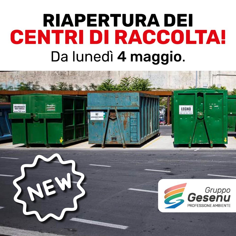 Riaperto il Centro di raccolta comunale 