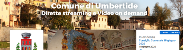 Link per accedere alla diretta streaming sperimentale del Consiglio comunale del 18 giugno