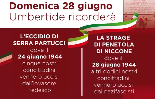Umbertide commemora le vittime di Serra Partucci e Penetola