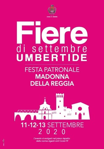 Fiere di Settembre, un'edizione in piena sicurezza dall'11 al 13 settembre