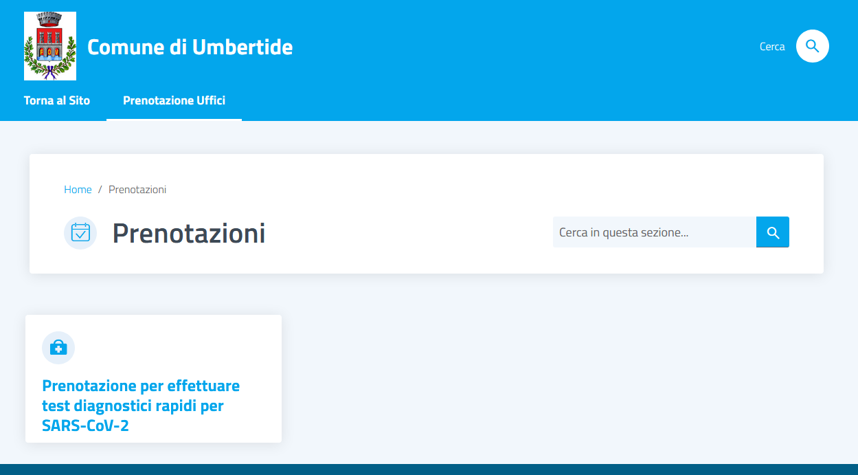 Sabato al via a Umbertide i test antigenici per studenti, docenti e personale delle scuole superiori