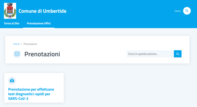 Emergenza Covid-19, riprendono i test antigenici rivolti a studenti e personale docente e non docente delle scuole di ogni ordine e grado nella nuova sede di piazza XXV Aprile