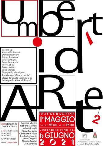 Il 1° maggio si inaugura la seconda edizione di Umbertid'Arte, la Rocca riapre in piena sicurezza dopo sei mesi con l'esposizione delle opere di 21 artisti umbertidesi