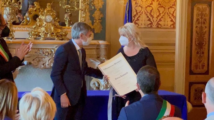 Conferita all'umbertidese Patrizia Leonardi l'onorificenza di Cavaliere al Merito della Repubblica Italiana